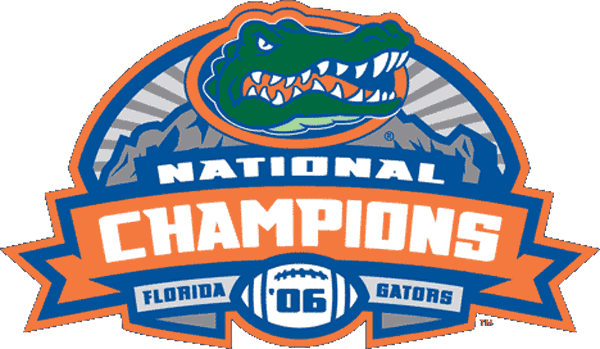 Florida Gators 2006 Champion Logo v2 diy DTF decal sticker